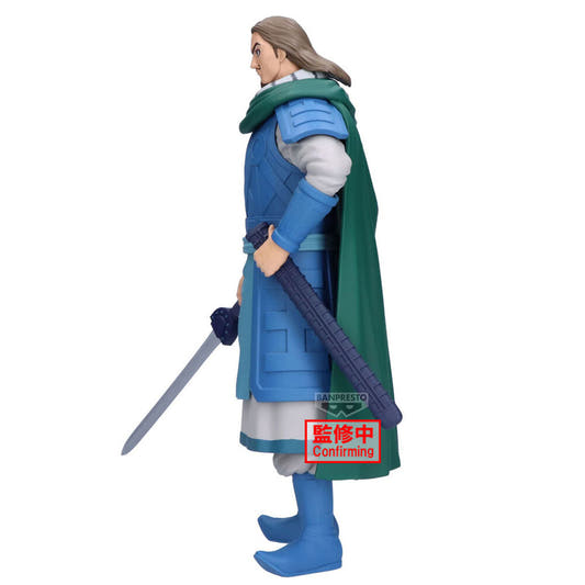 Figura Banpresto TO Grandista Kingdom de 26 cm con armadura azul y capa verde - 2