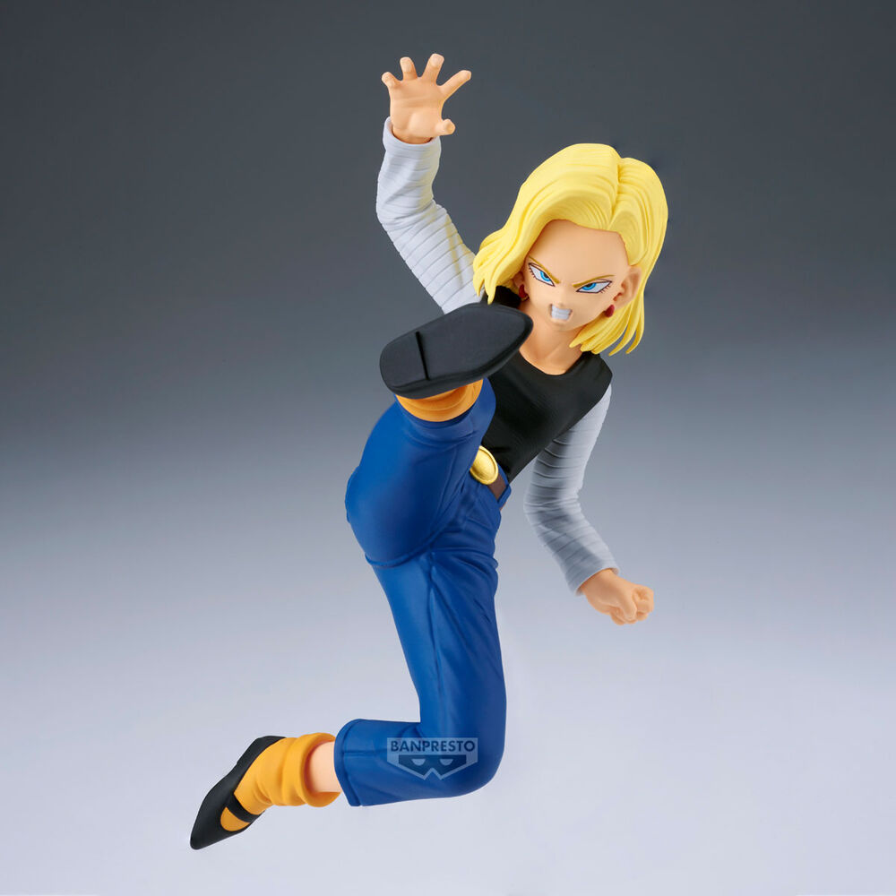 Set de figuras Banpresto de Android 18 y Mr. Satan de Dragon Ball Z - 2