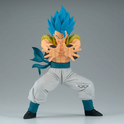 Figura de Gogeta Grandista de Dragon Ball con cabello azul y pose de combate - 2