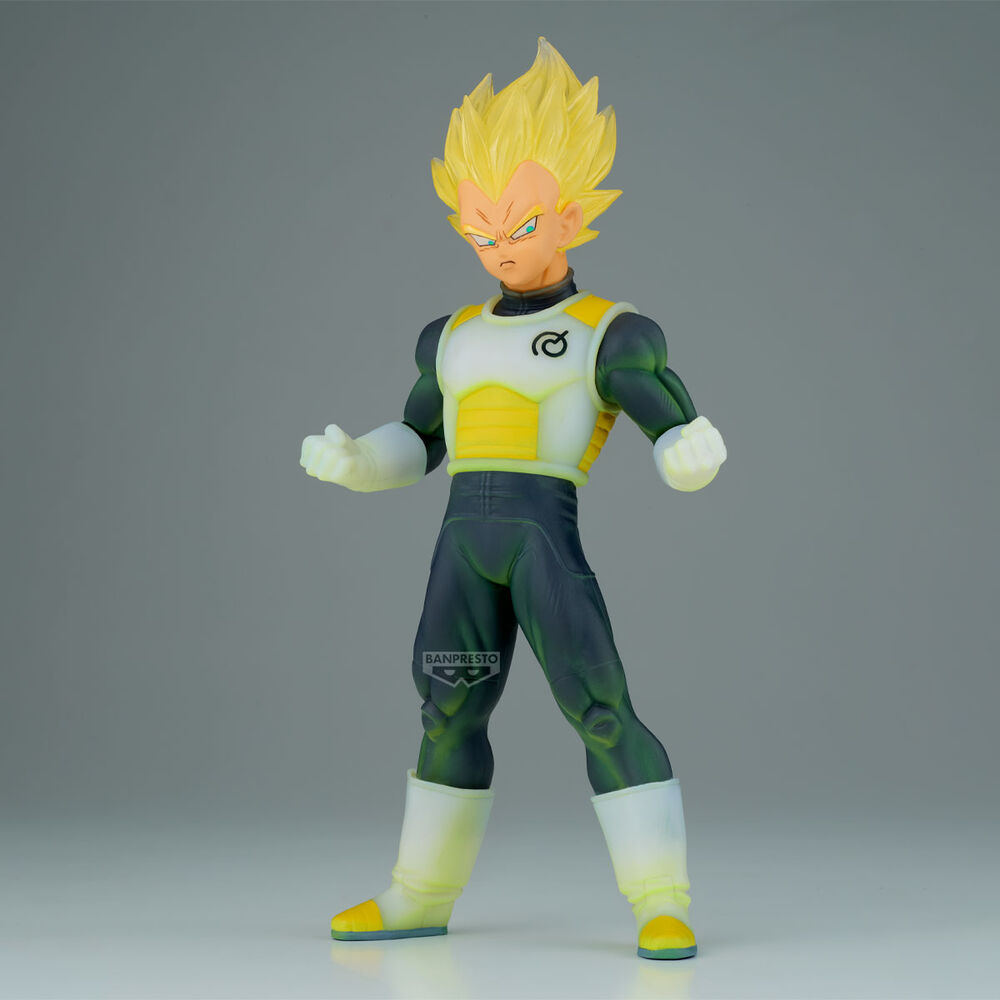 Figura de Vegeta Clearise de Banpresto con armadura y cabello dorado - 2