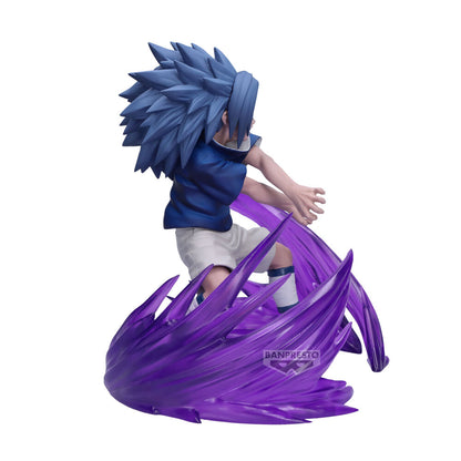 Figura de Sasuke Uchiha Vibration Stars Naruto con efectos morados - 3