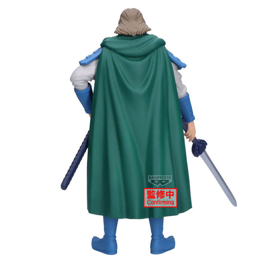 Figura Banpresto TO Grandista Kingdom de 26 cm con armadura azul y capa verde - 3