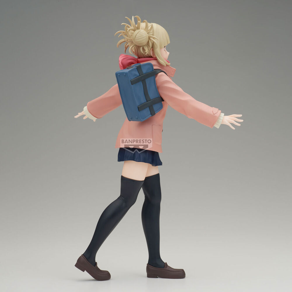 Figura Glitter & Glamorous de Himiko Toga con abrigo rosa - 3