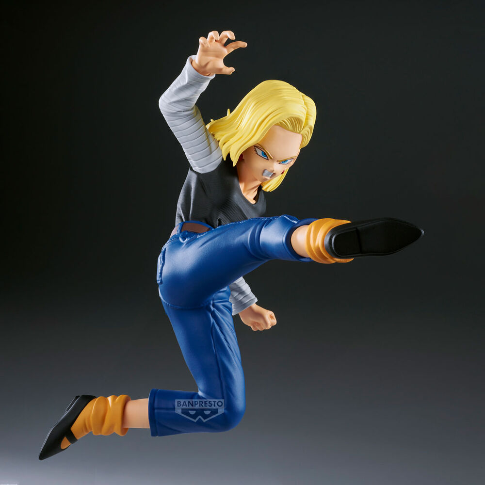 Set de figuras Banpresto de Android 18 y Mr. Satan de Dragon Ball Z - 3