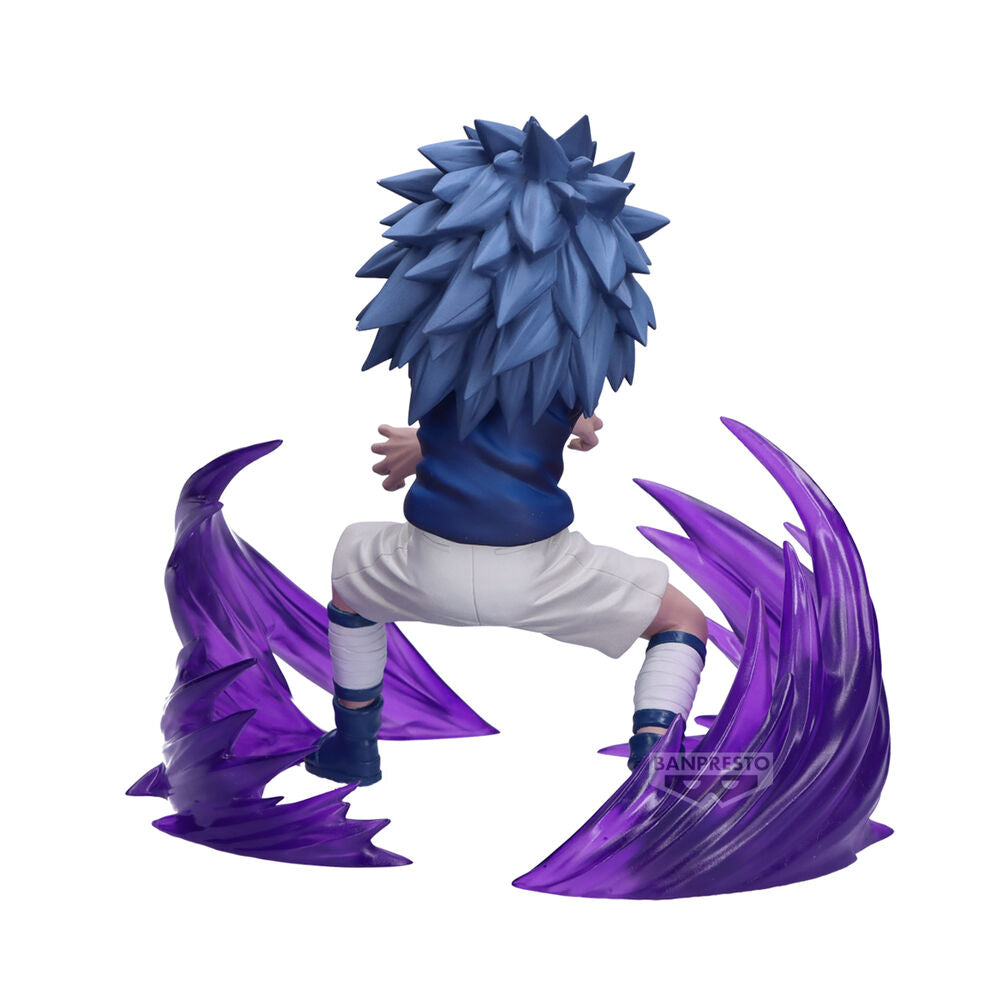 Figura de Sasuke Uchiha Vibration Stars Naruto con efectos morados - 4