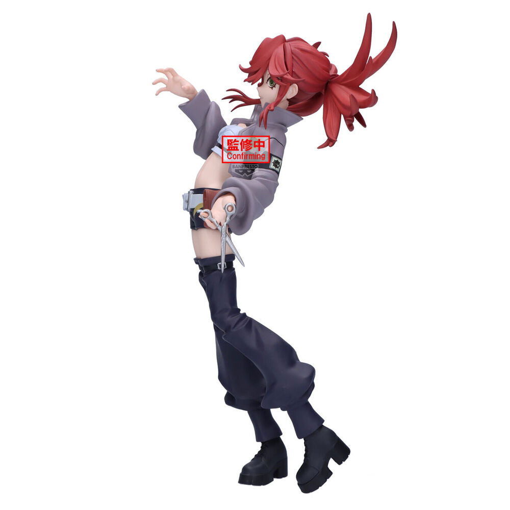 Figura Banpresto de Riyo de Gachiakuta con melena roja y tijeras - 4