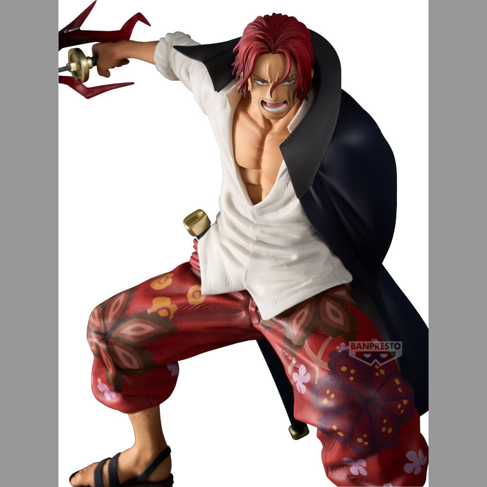 Figura Grandista de Shanks de One Piece con capa oscura y efecto de energía - 5