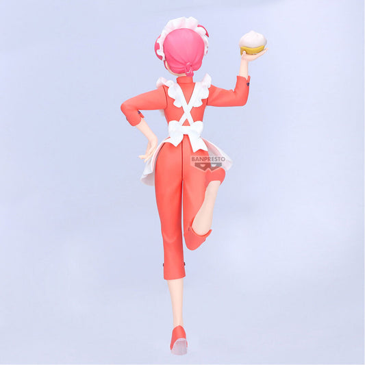 Figura de Ranma Saotome con atuendo rojo y blanco y delantal - 5