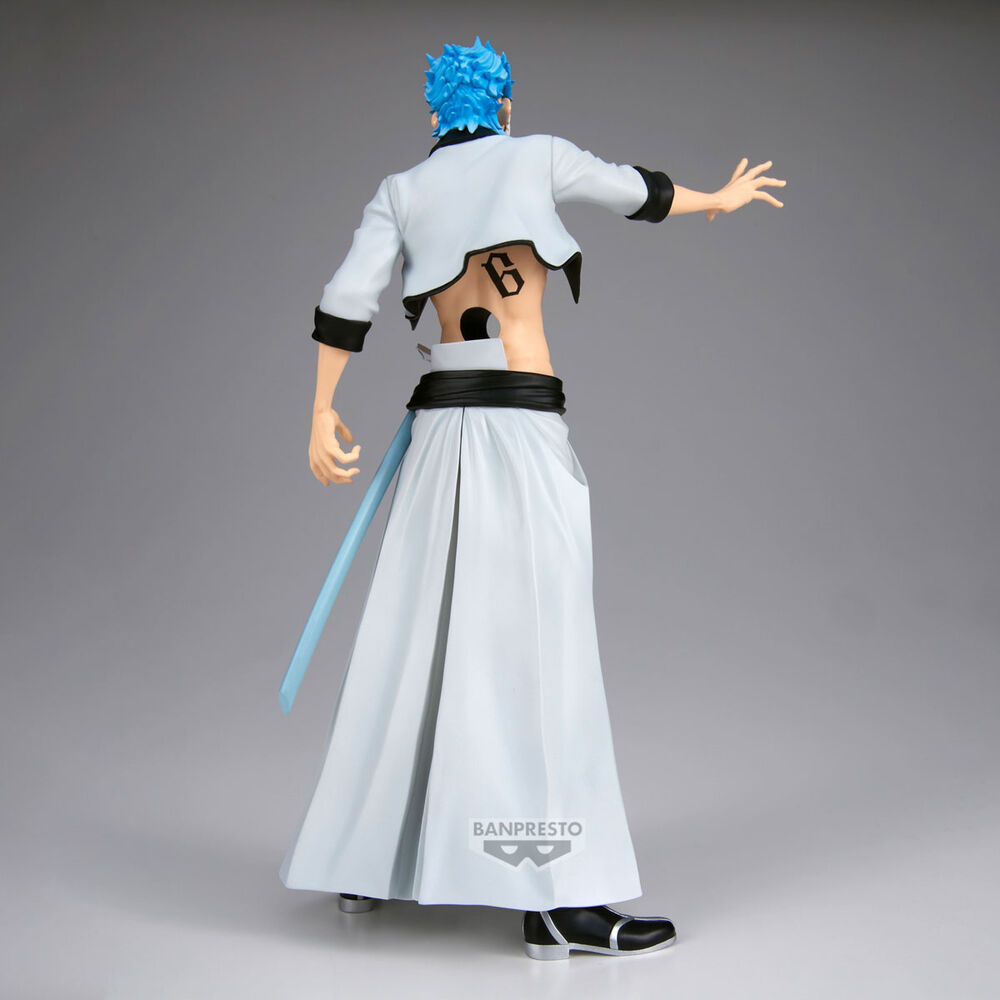 Figura de Grimmjow de Bleach con espada y cabello azul - 5
