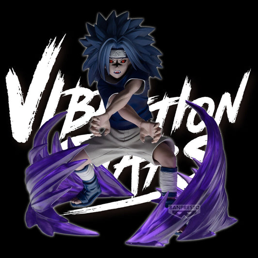 Figura de Sasuke Uchiha Vibration Stars Naruto con efectos morados - 5