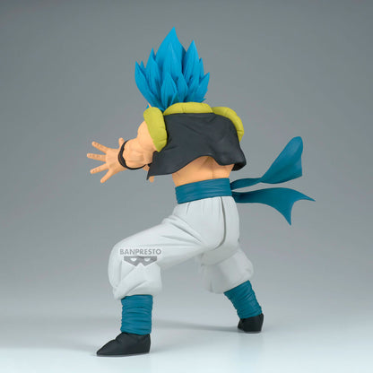 Figura de Gogeta Grandista de Dragon Ball con cabello azul y pose de combate - 5