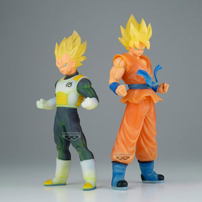 Figura Banpresto de Son Goku Clearise con uniforme naranja y cabello dorado - 6