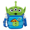 Bolso bandolera Loungefly de Aliens de Toy Story en verde y azul