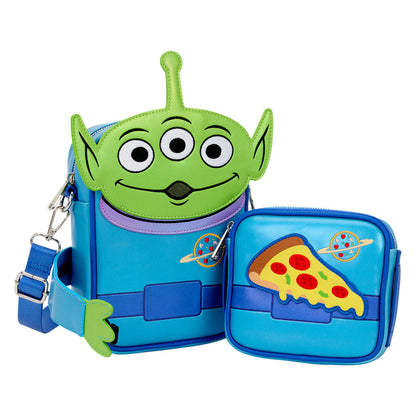 Bolso bandolera Loungefly de Aliens de Toy Story en verde y azul - 3