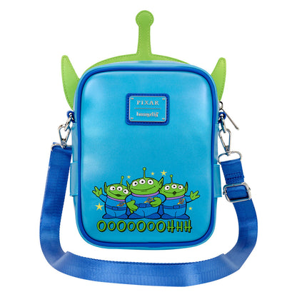 Bolso bandolera Loungefly de Aliens de Toy Story en verde y azul - 5
