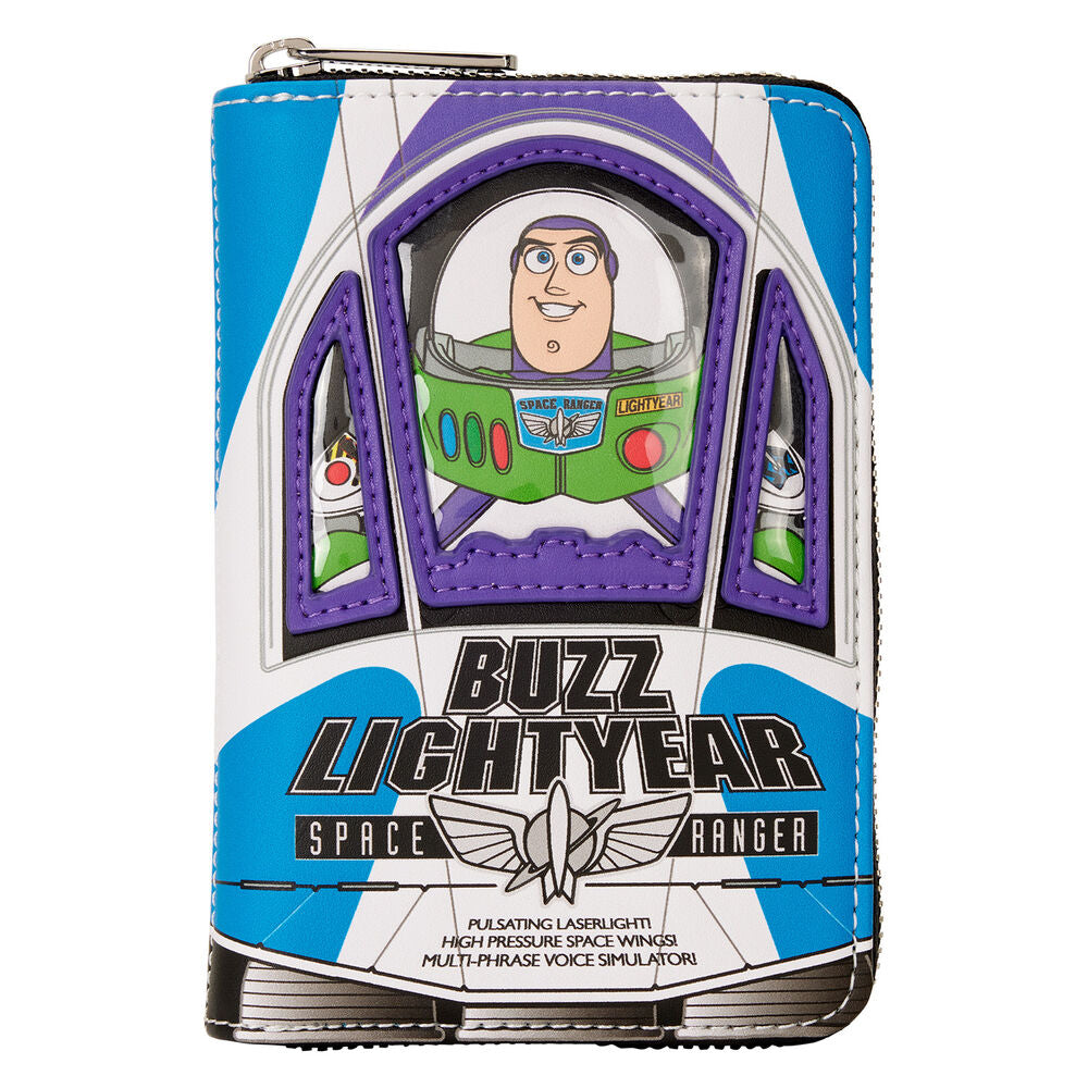 Cartera Loungefly de Buzz Lightyear Toy Story con diseño de traje espacial