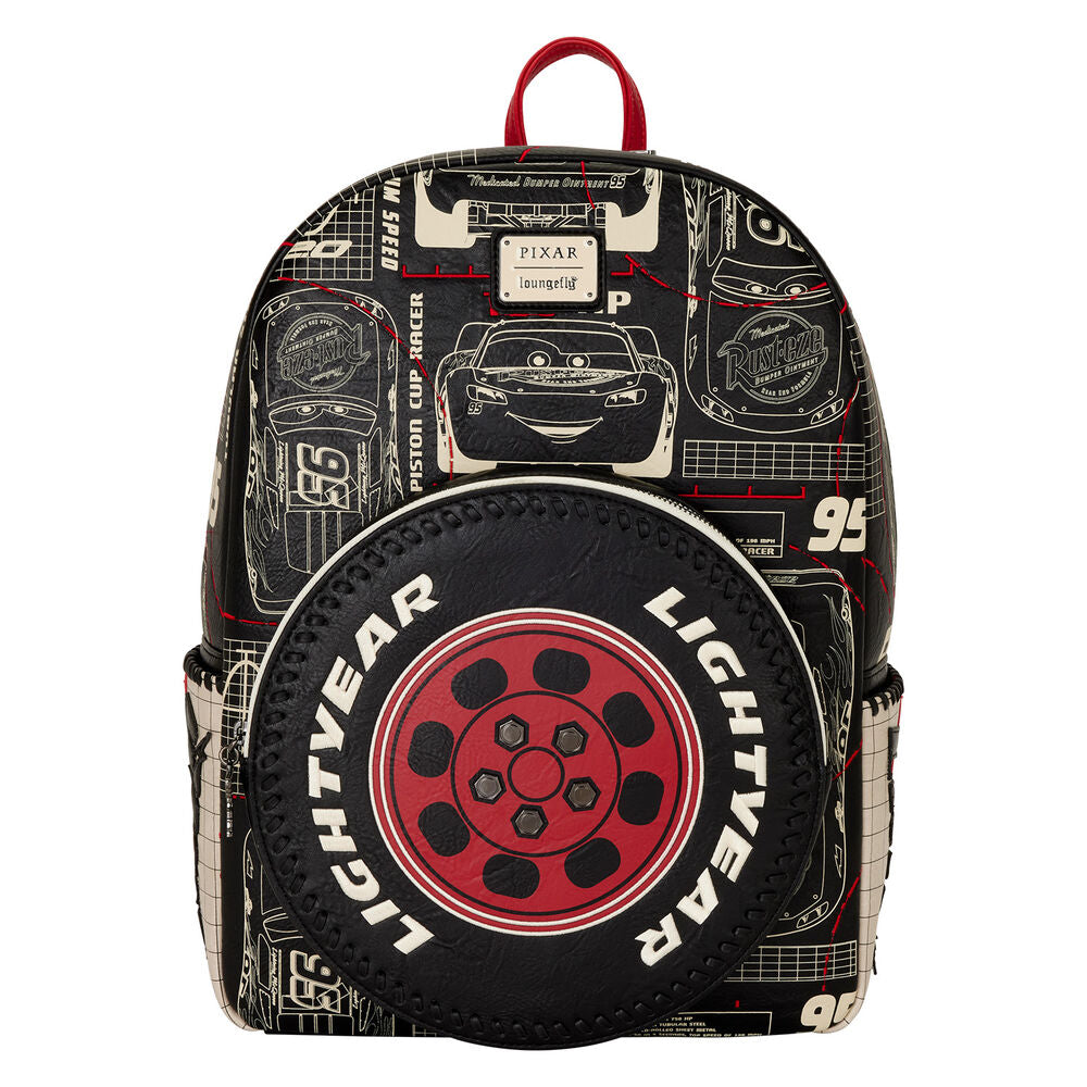 Mochila Loungefly de Rayo McQueen de Cars Disney Pixar