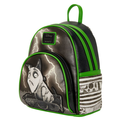 Mochila Disney Loungefly de Sparky de Frankenweenie con rayos y ribetes verdes - 3