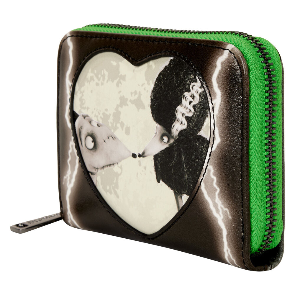 Cartera Loungefly de Sparky y Frankenweenie con diseño de corazón y relámpagos - 4