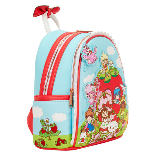 Mochila Loungefly de Hello Kitty y sus amigos con diseño de fresas - 3