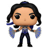 Figura Funko POP de Kitana de Mortal Kombat con abanicos azules