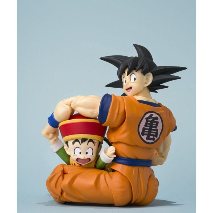 Figuras S.H.Figuarts de Son Goku y Son Gohan niño con Kintoun - 2