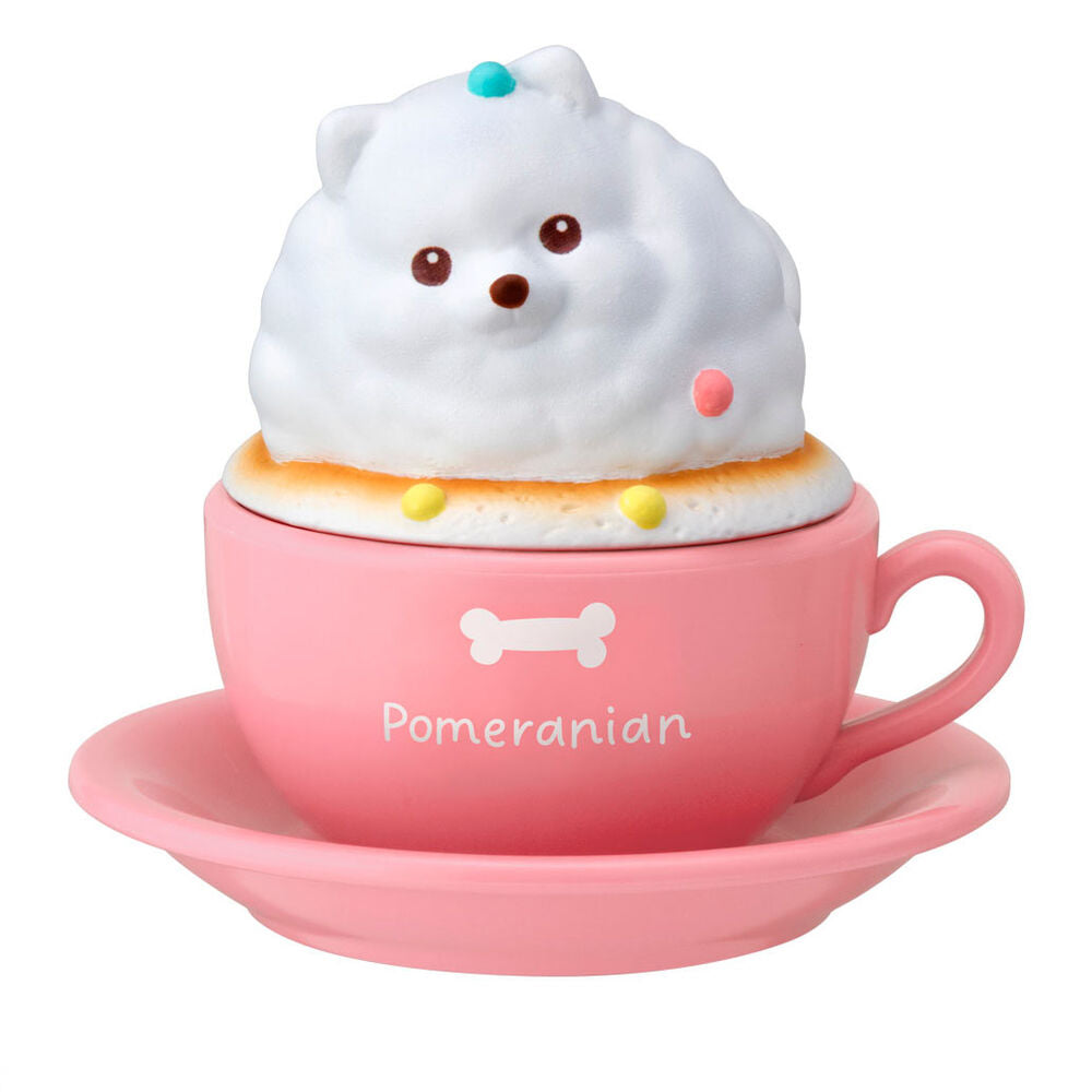 Figuras Bandai CharaLatte Art Case Animals con animales sobre vasos de colores - 2