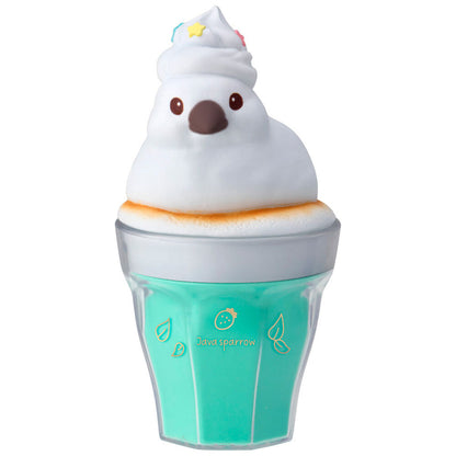 Figuras Bandai CharaLatte Art Case Animals con animales sobre vasos de colores - 5