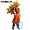 Figura de Son Goku Super Saiyan 3 con melena dorada y atuendo naranja