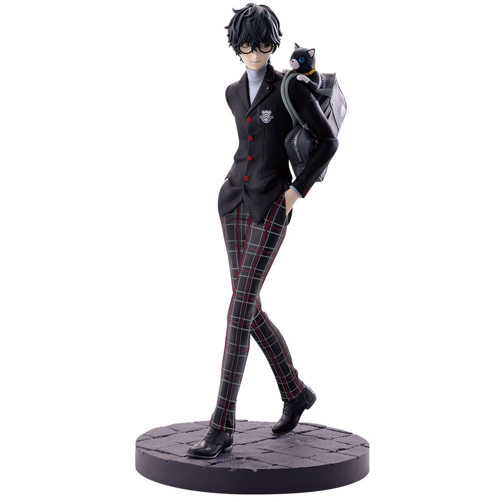 Figura Ichibansho Protagonist de Persona 5 con uniforme negro y mochila