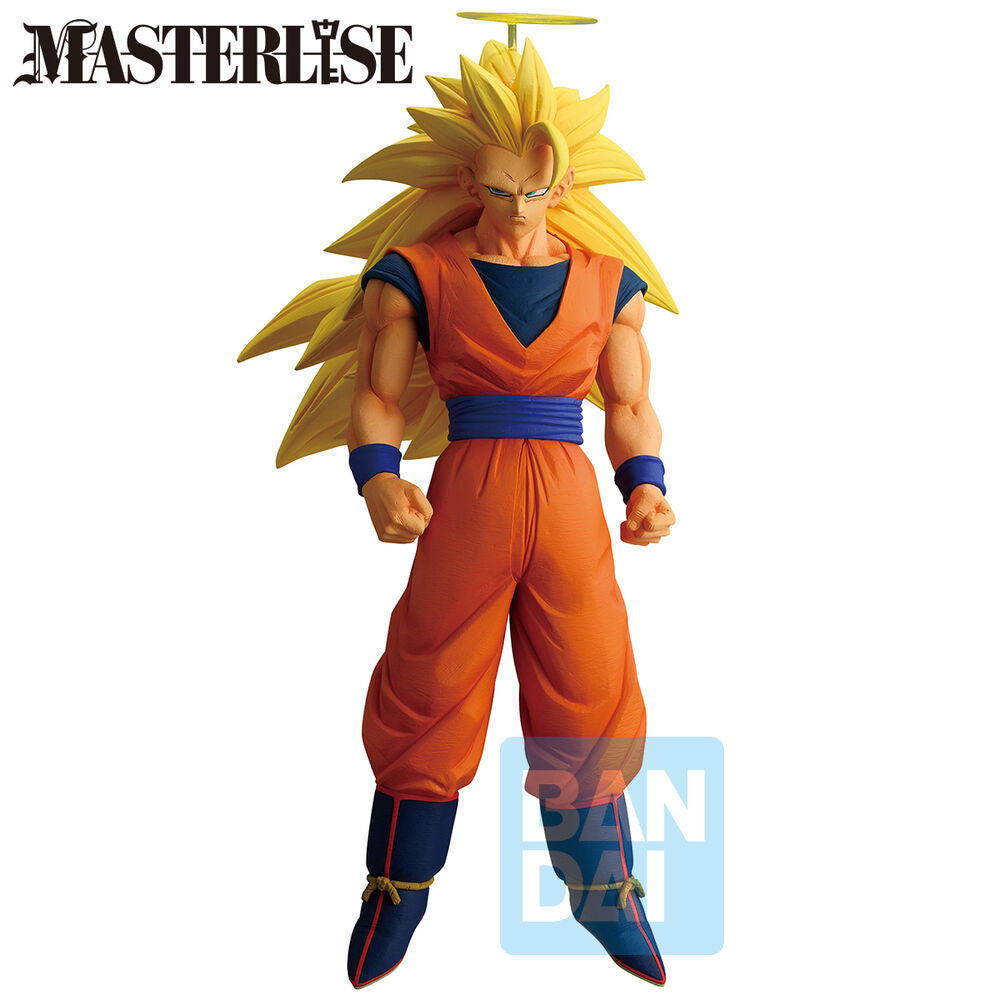 Figura de Son Goku Super Saiyan 3 con melena dorada y atuendo naranja - 2