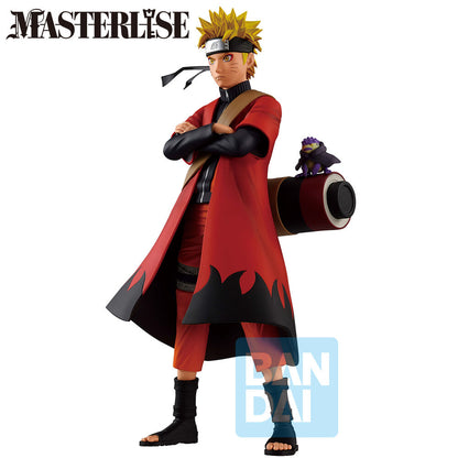 Figura Ichibansho Masterlise de Naruto Uzumaki con atuendo rojo y negro - 2