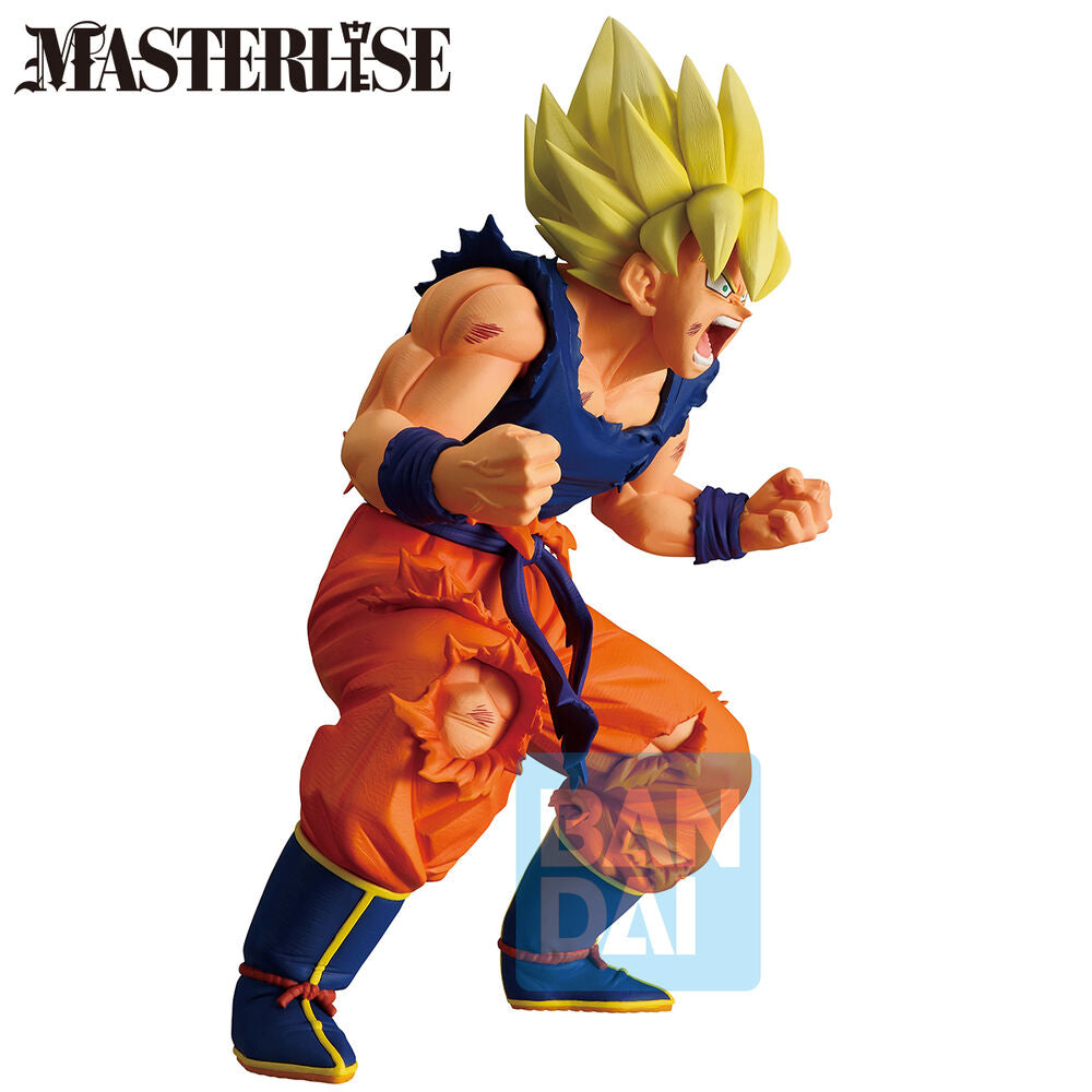 Figura Ichibansho Masterlise de Son Goku Super Saiyan en pose de combate - 3