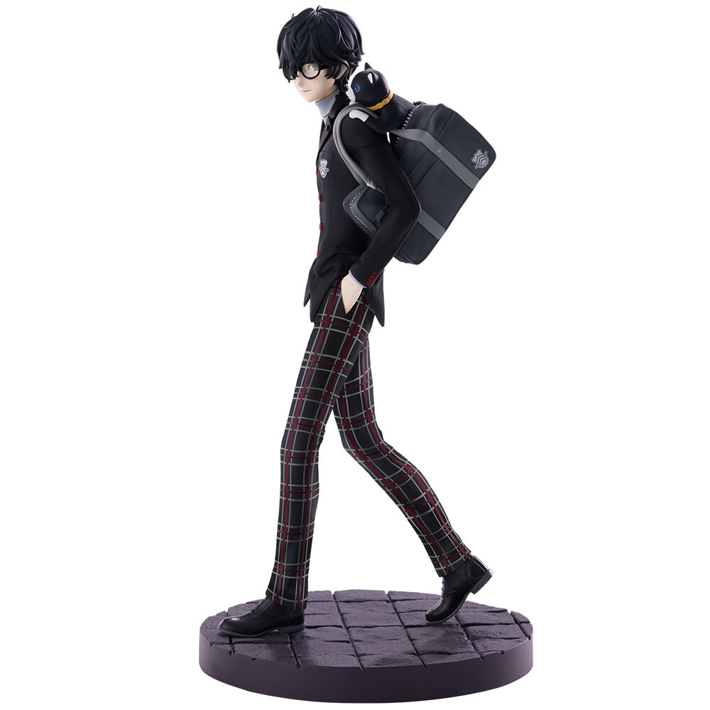 Figura Ichibansho Protagonist de Persona 5 con uniforme negro y mochila - 3