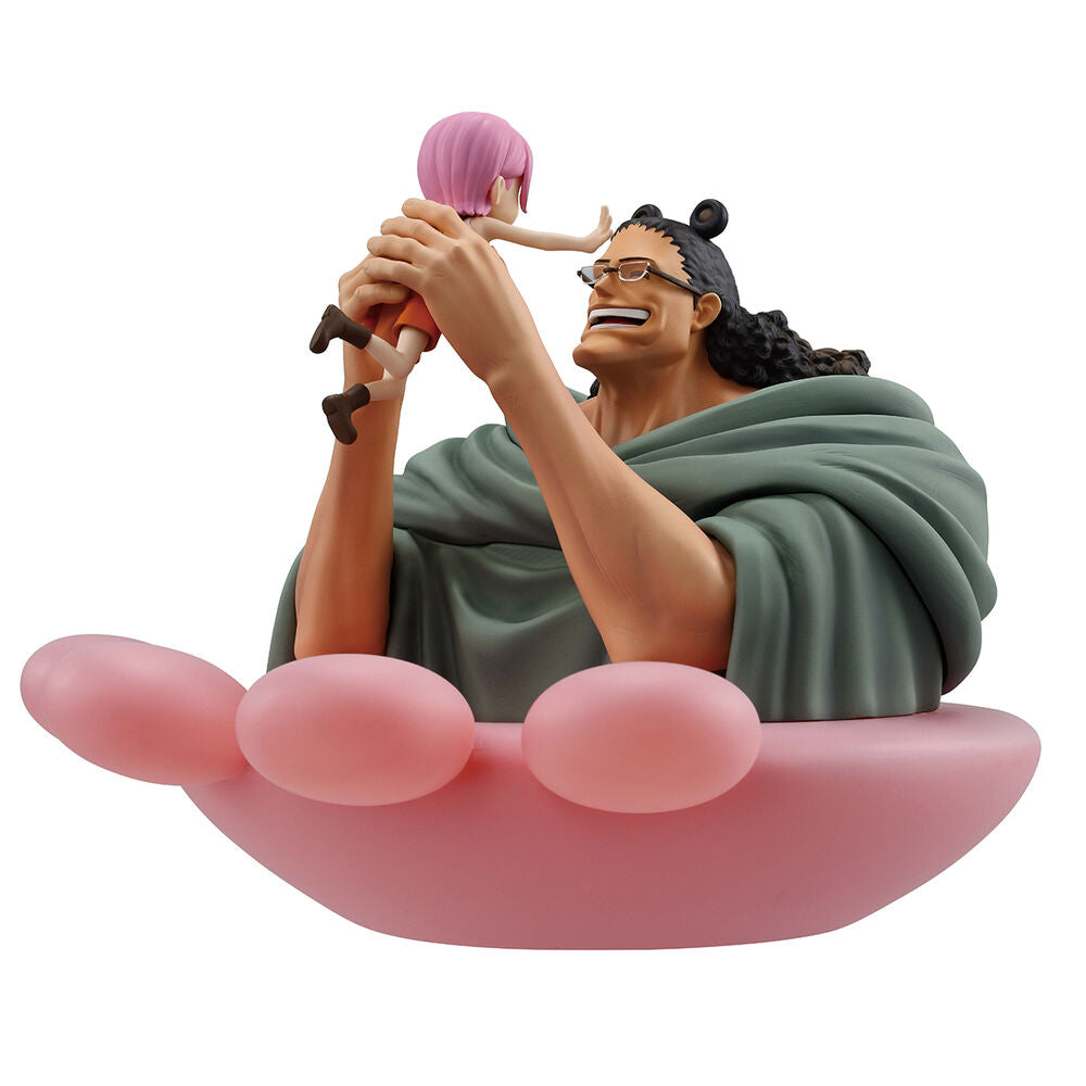 Figura Ichibansho de Kuma sosteniendo a Bonney sobre una base rosa - 3