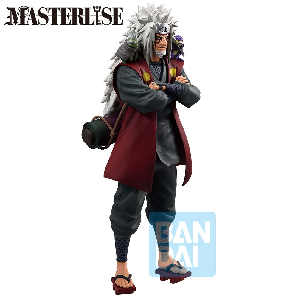 Figura Ichibansho Masterlise de Jiraiya con dos ranas sobre los hombros - 3