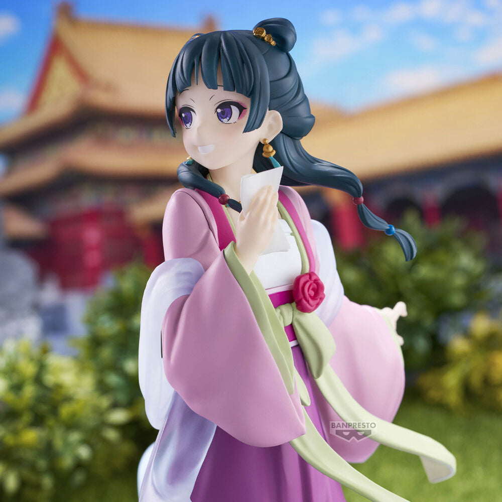 Figura de Maomao de The Apothecary Diaries con vestido rosa y blanco - 3