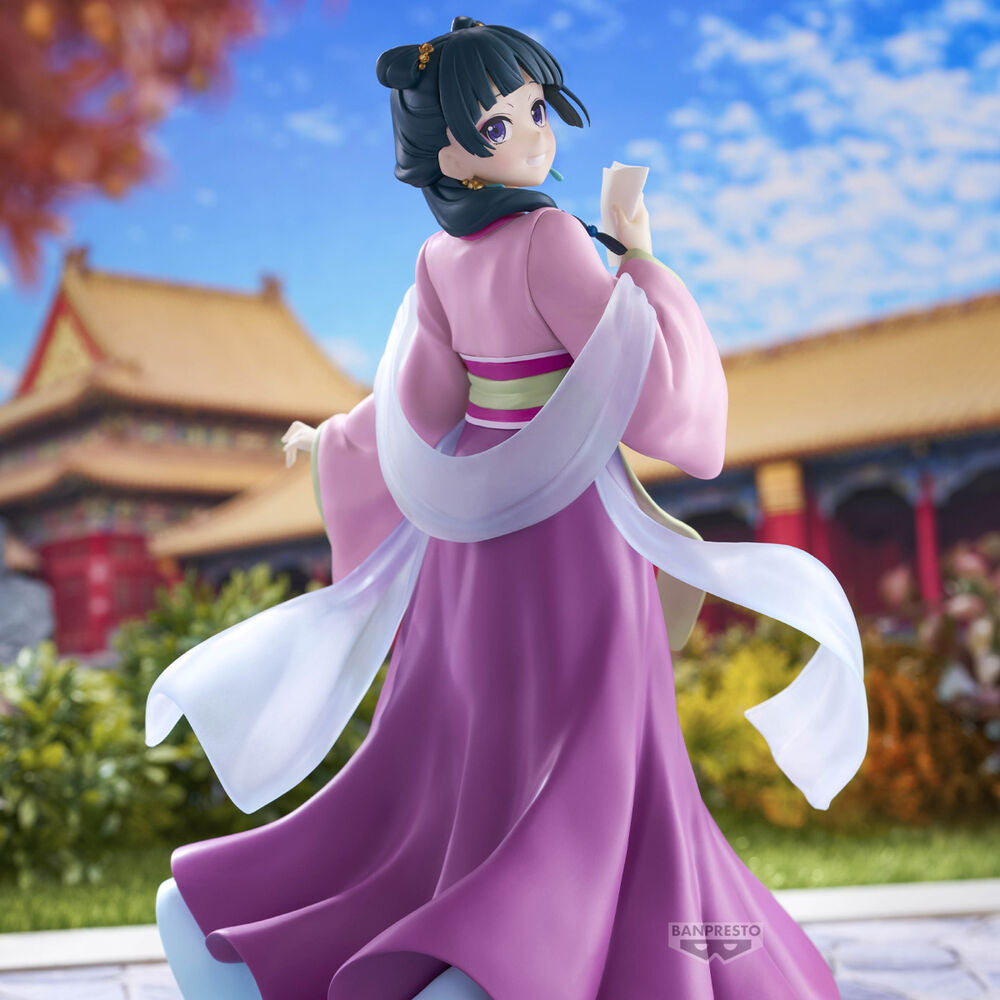 Figura de Maomao de The Apothecary Diaries con vestido rosa y blanco - 4