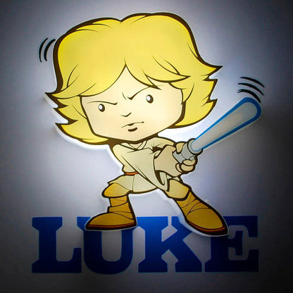 Lámpara LED mini de Luke Skywalker con sable de luz - 2