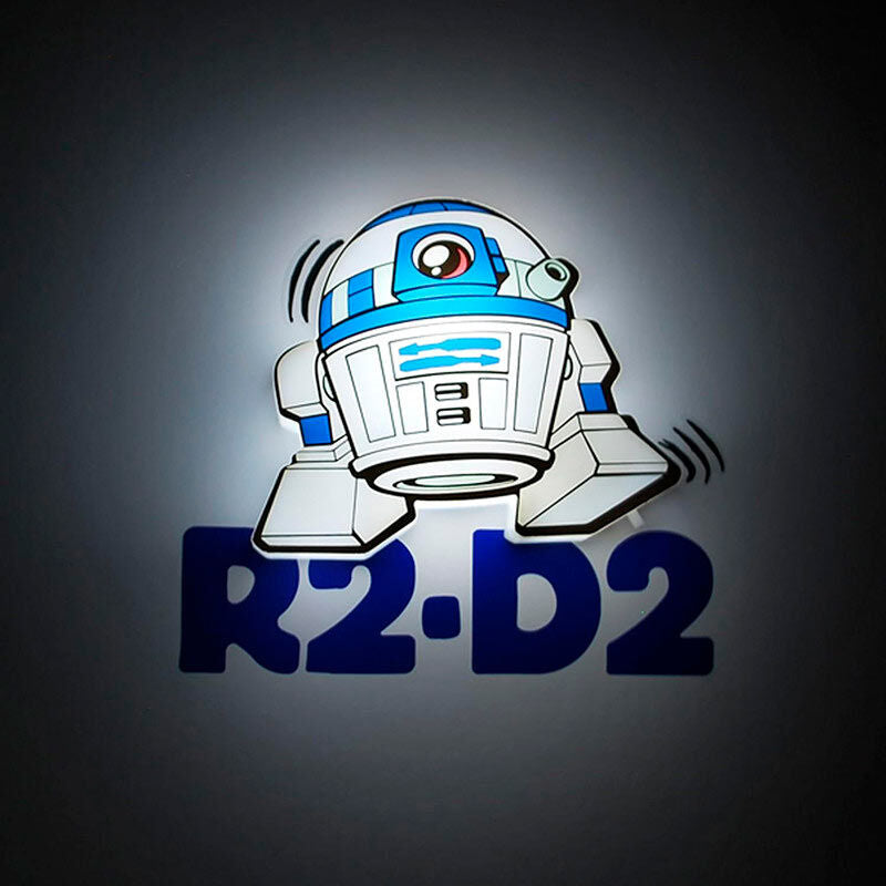 Lámpara LED 3D mini con diseño de R2-D2 de Star Wars - 2
