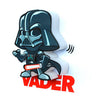 Lámpara LED mini de Darth Vader con sable láser rojo