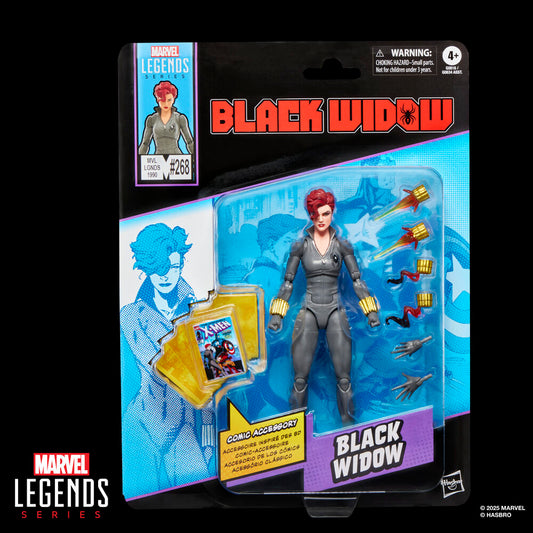 Figura articulada Black Widow Marvel Legends de 15 cm con accesorios - 6