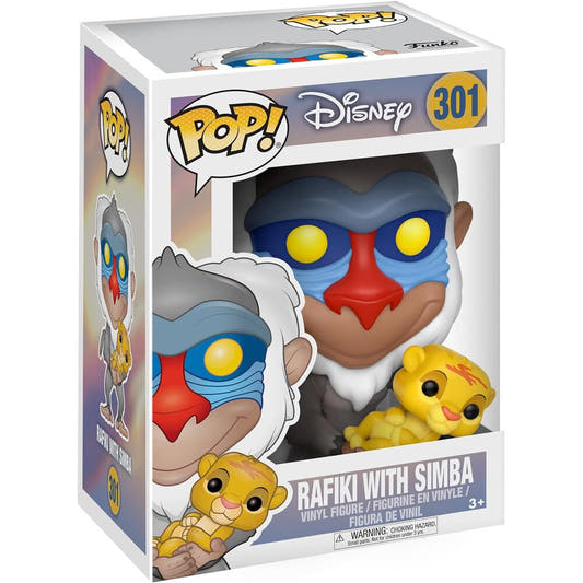 Figura Funko POP! de Rafiki sosteniendo a Simba - 3