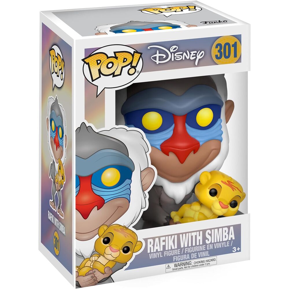 Figura Funko POP! de Rafiki sosteniendo a Simba - 3