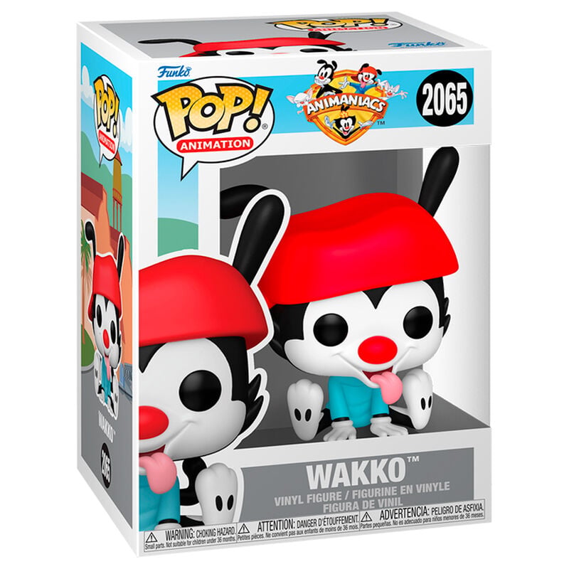 Figura Funko POP! de Wakko de Animaniacs con gorra roja - 2