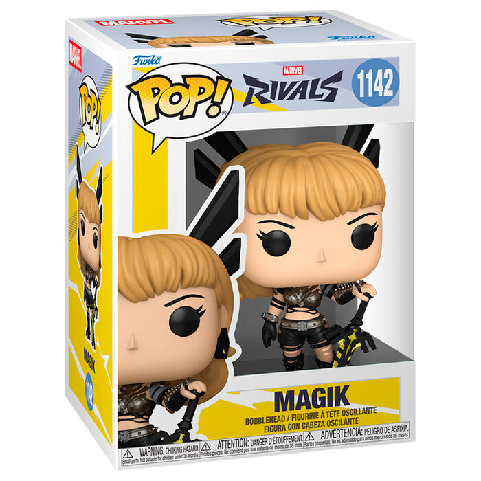 Figura Funko POP! de Magik de Marvel Rivals con espada amarilla y negra - 2