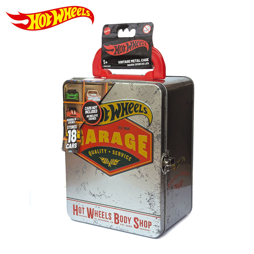 Maletín metálico vintage Hot Wheels para 18 coches - 5