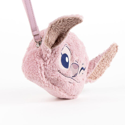 Cartera rosa de Angel Stitch Disney con correa de muñeca - 2