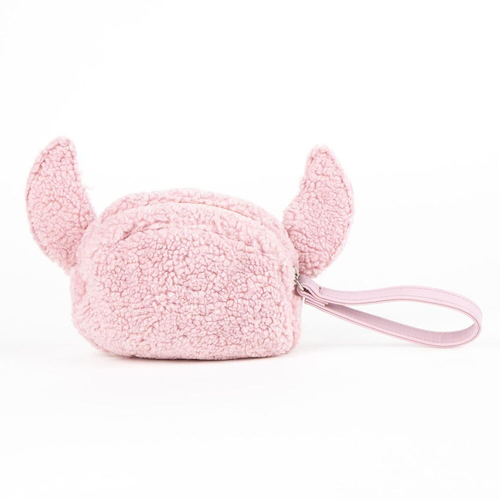 Cartera rosa de Angel Stitch Disney con correa de muñeca - 3