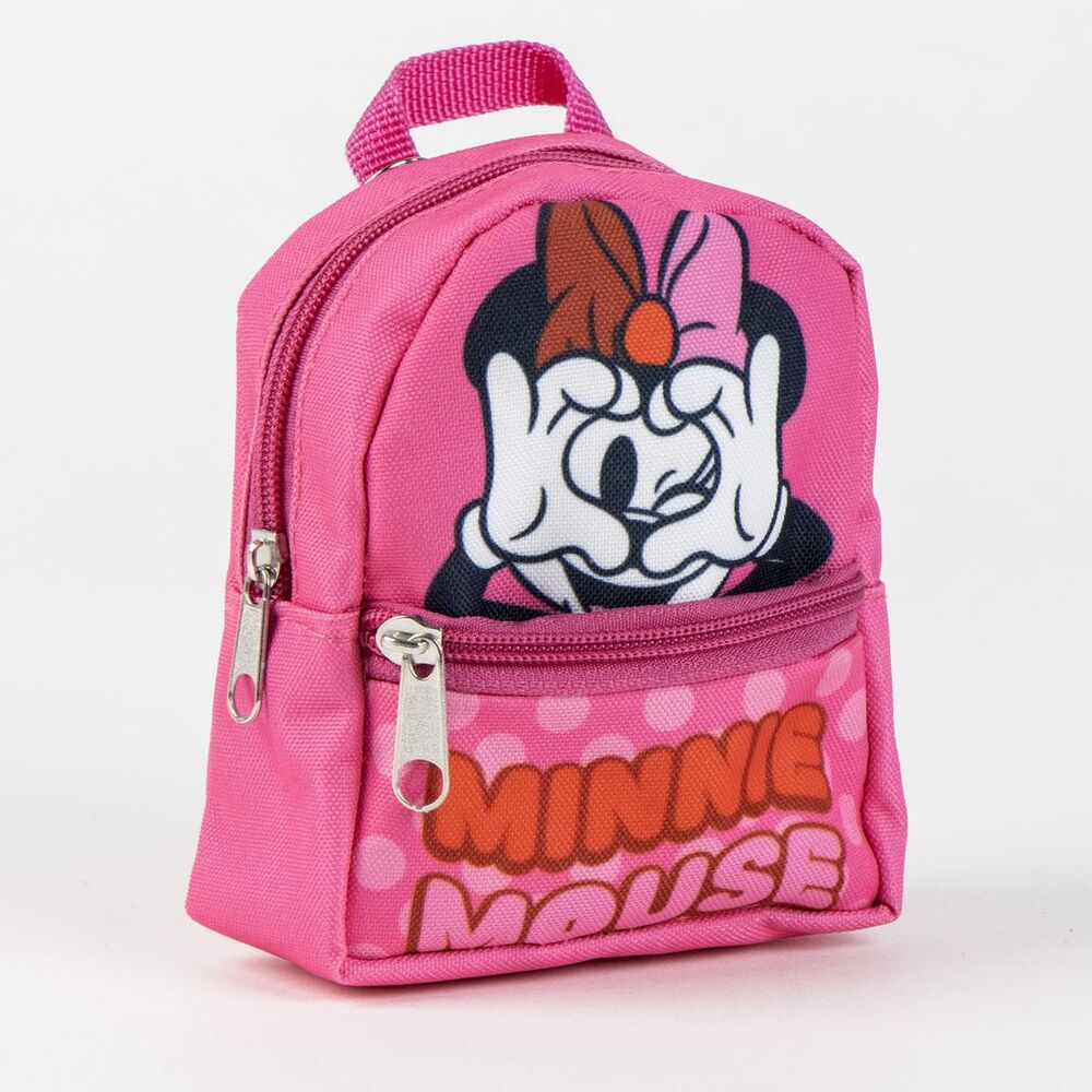 Set de papelería Minnie Disney con mini mochila rosa y accesorios - 3
